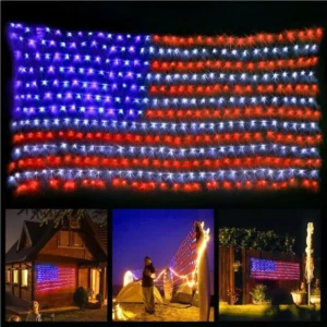 420 LED Flag Lights for Outdoors