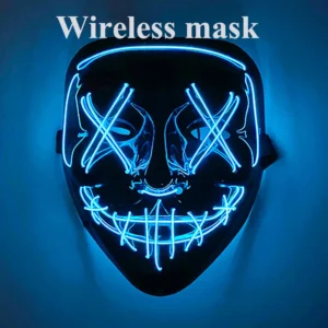 Luminous Neon Halloween Rave Mask