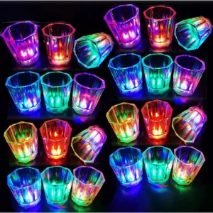 Glow in the Dark Shot Glasses - 12/24 pcs