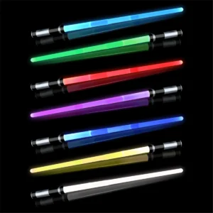 2-in-1 LED Glow Sword Set