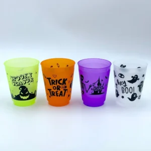 Halloween Pumpkin Plastic Cups