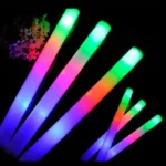 Flashing LED Foam Batons - Light Up