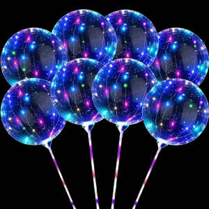 10Pcs Glowing LED Party Balloons