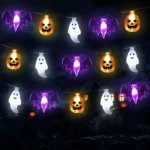 LED Halloween Ghost Bat Lights